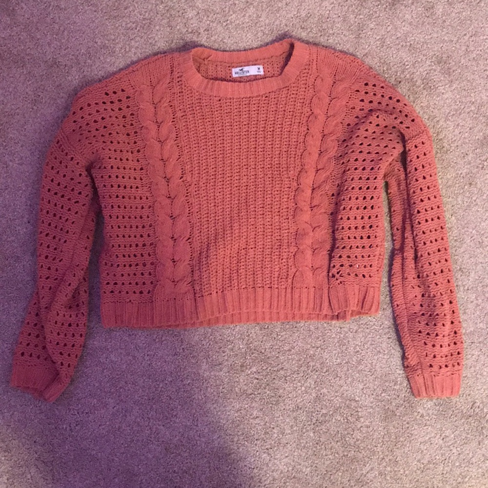 hollister cropped sweater